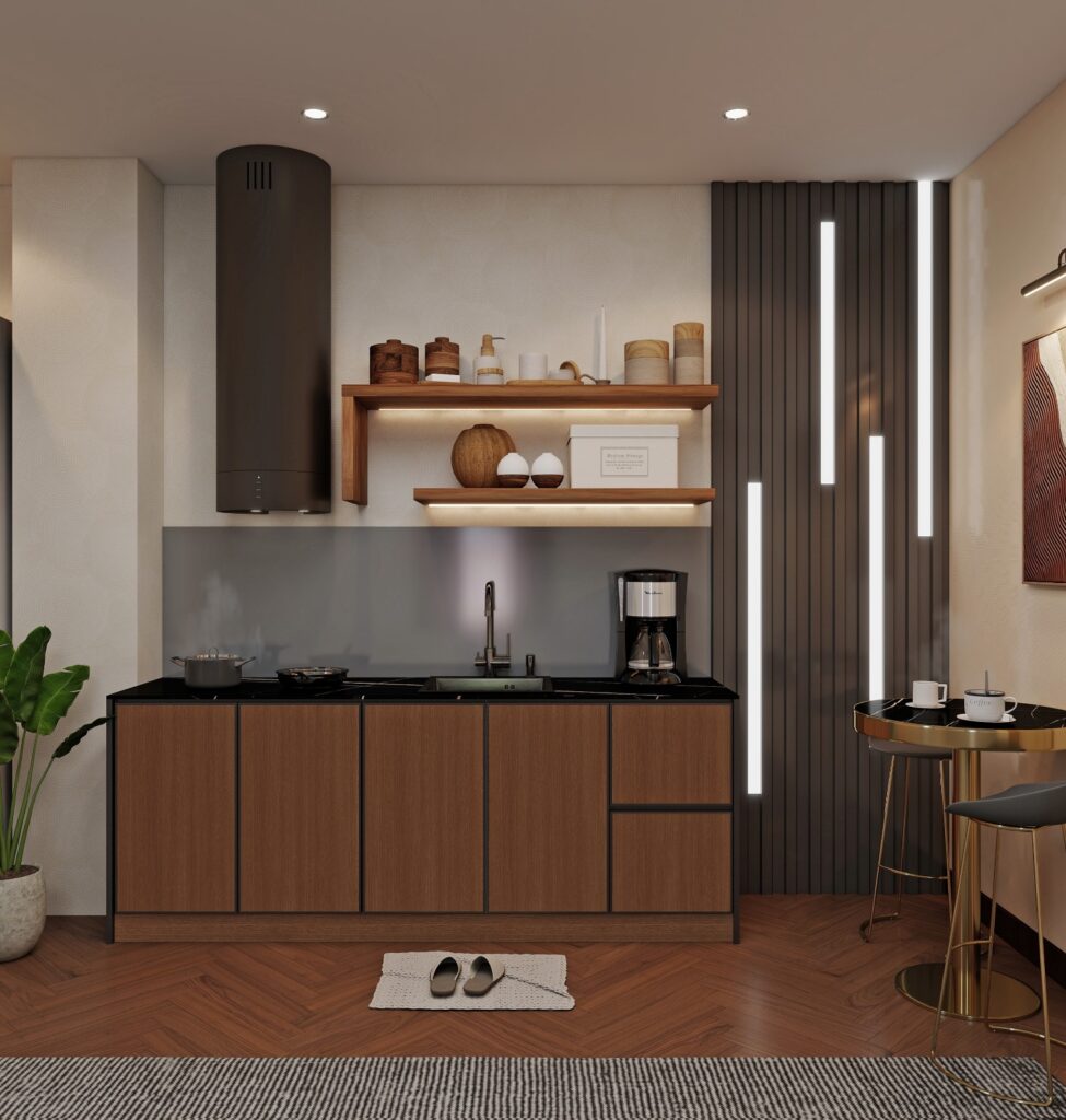 Transform your space with contemporary finishes, sleek surfaces, and statement details inspired by modern city living.